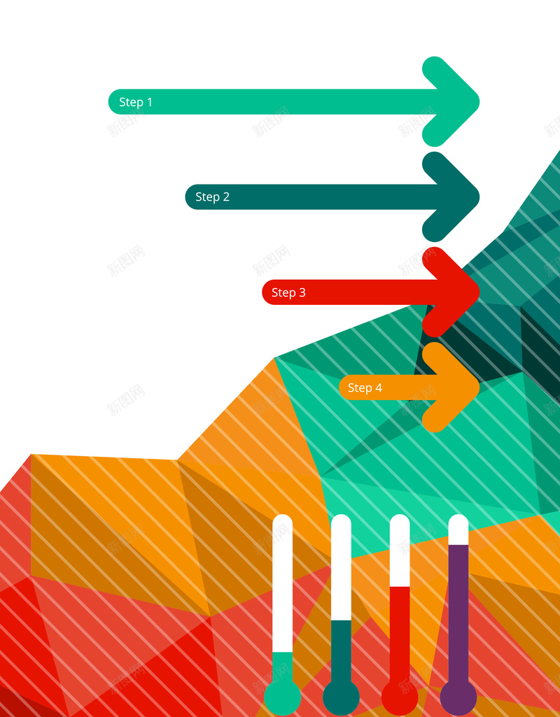 多彩箭头矢量图ai设计背景_88icon https://88icon.com 三角形 不规则 几何 商务 图形 多彩 扁平 白色 科幻 科技 箭头 矢量图