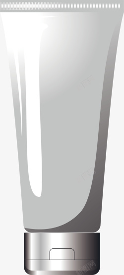 金属瓶子洗面奶瓶子矢量图高清图片