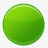 填充圆形绿色的圆形按钮图标图标