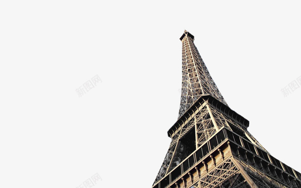 倾斜的巴黎铁塔png免抠素材_88icon https://88icon.com 倾斜的铁塔 建筑 景观 铁塔