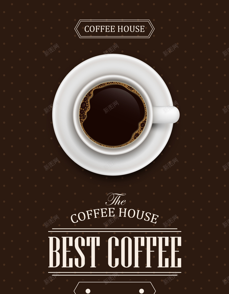 矢量深色系咖啡海报ai设计背景_88icon https://88icon.com 勺子 咖啡 广告 开心 泡沫 陶瓷杯 黑暗系海报 矢量图