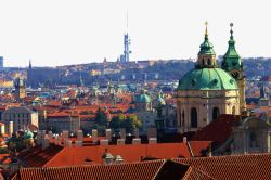 旅游景点布拉格城堡素材