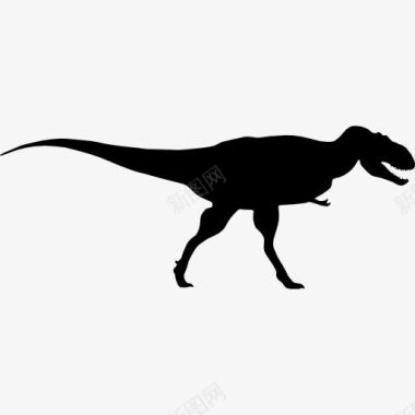 恐龙动物头骨雷克斯霸王龙图标图标