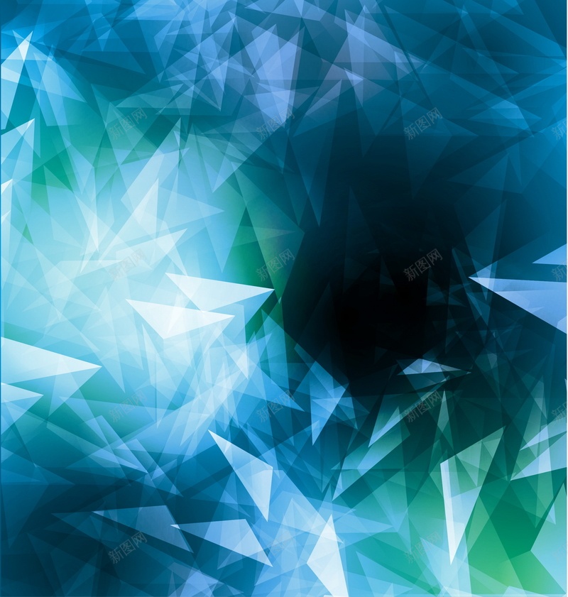 不规则几何图形背景矢量图ai设计背景_88icon https://88icon.com 三角形 不规则 几何 图形 多边形 扁平 渐变 蓝色 矢量图