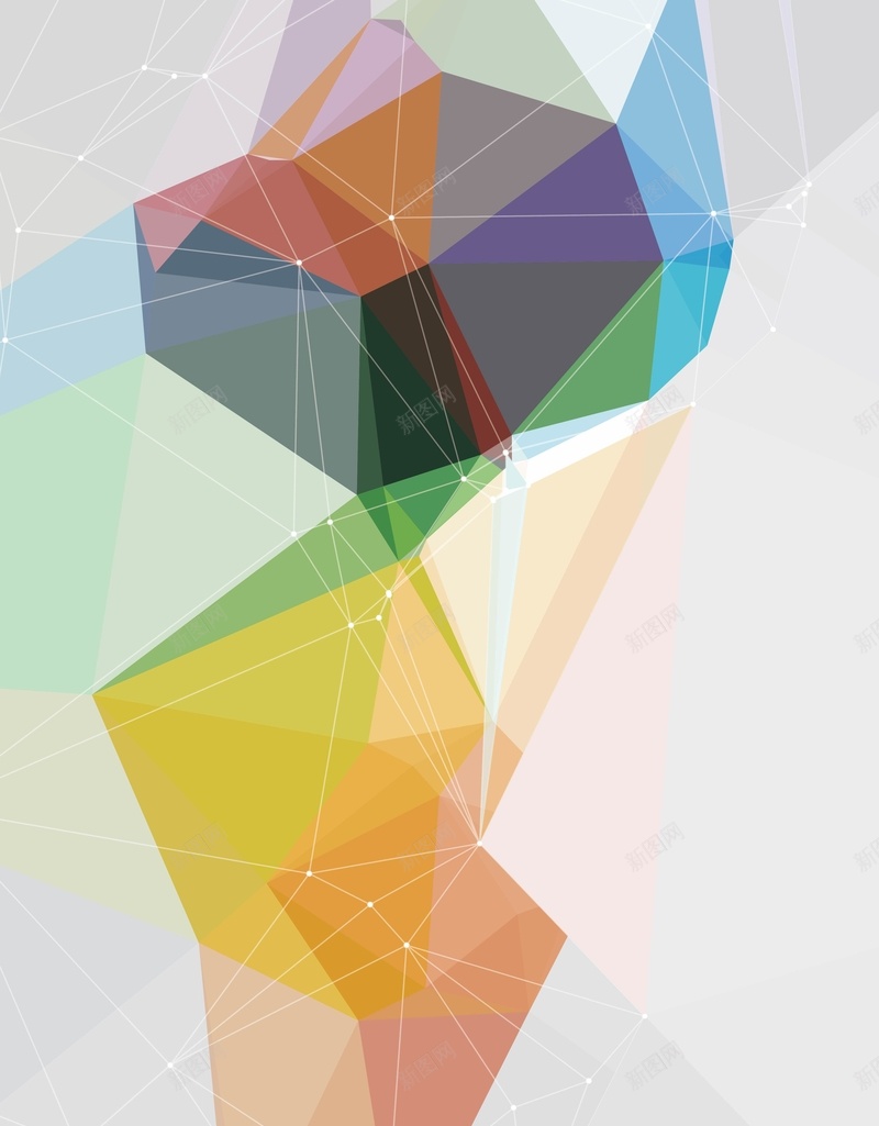 彩色不规则立体三角形背景矢量图ai设计背景_88icon https://88icon.com AI 三角形 几何 彩色 海报 温暖 矢量素材 背景 虚线 高清背景设计图 矢量图