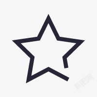 收藏装饰收藏五角星星星图标高清图片