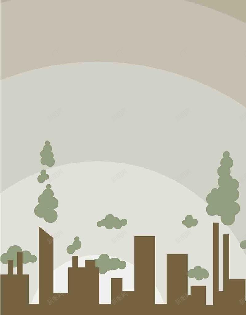 环境污染h5背景矢量图ai设计背景_88icon https://88icon.com 几何 创意 土地污染 扁平 插画 污染 渐变 环境 矢量图