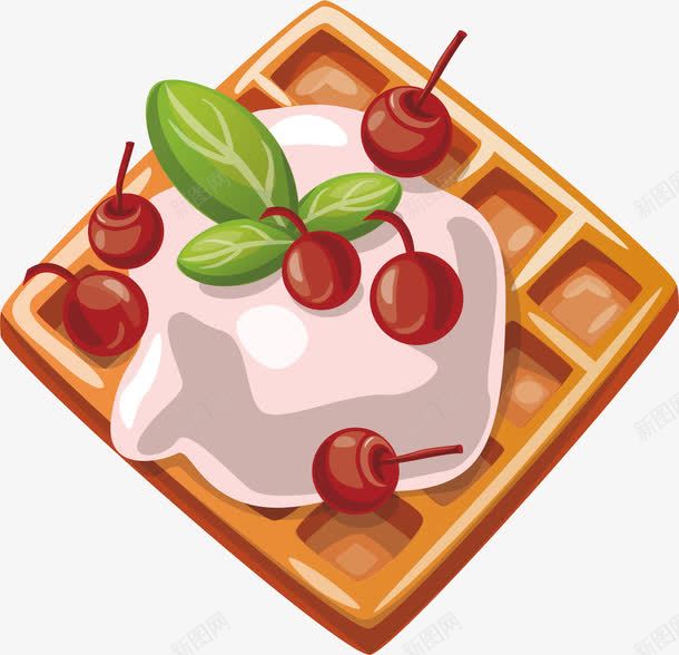 盘子饼干png免抠素材_88icon https://88icon.com waffle 卡通 叶子 吃的 手绘华夫饼 早餐 盘子 设计 食物 饼干