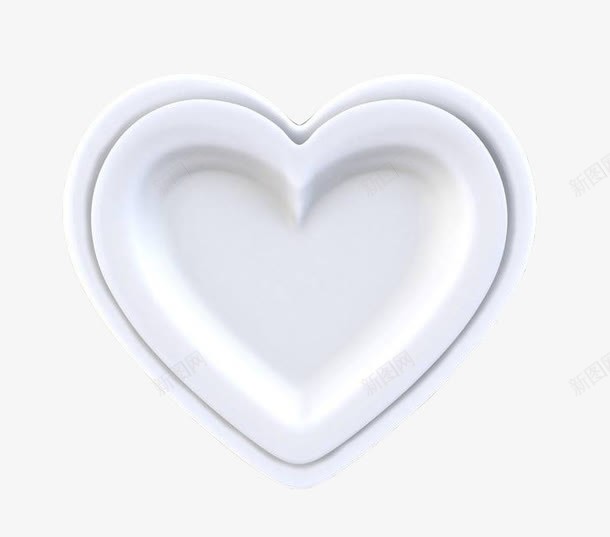 心形盘子png免抠素材_88icon https://88icon.com 产品实物 心形 摆设 白色 盘子 盘子餐布 美观 装饰 餐厅