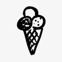 冰淇淋矢量图冰淇淋快乐的免费图标图标