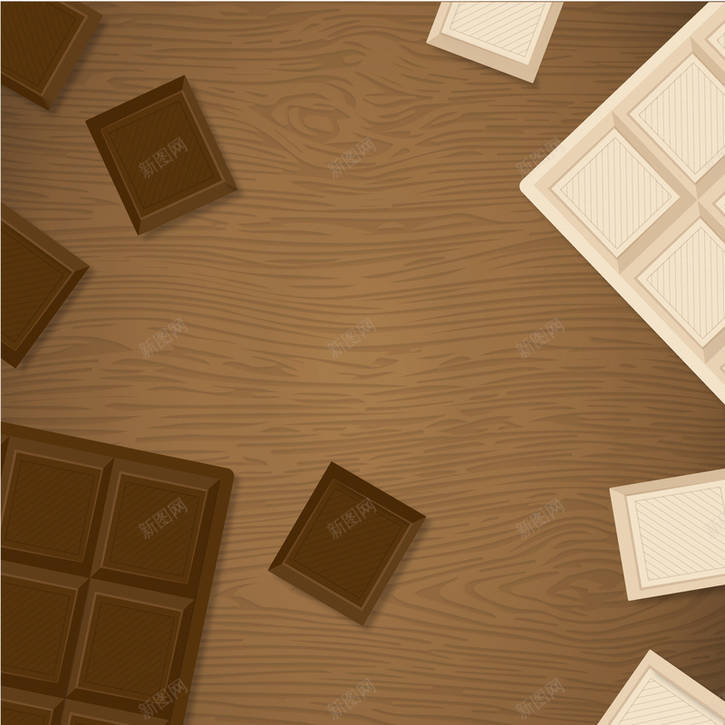 黑白巧克力木板纹理背景矢量图ai设计背景_88icon https://88icon.com 巧克力 木板 棕色 纹理 背景 质感 黑白 矢量图