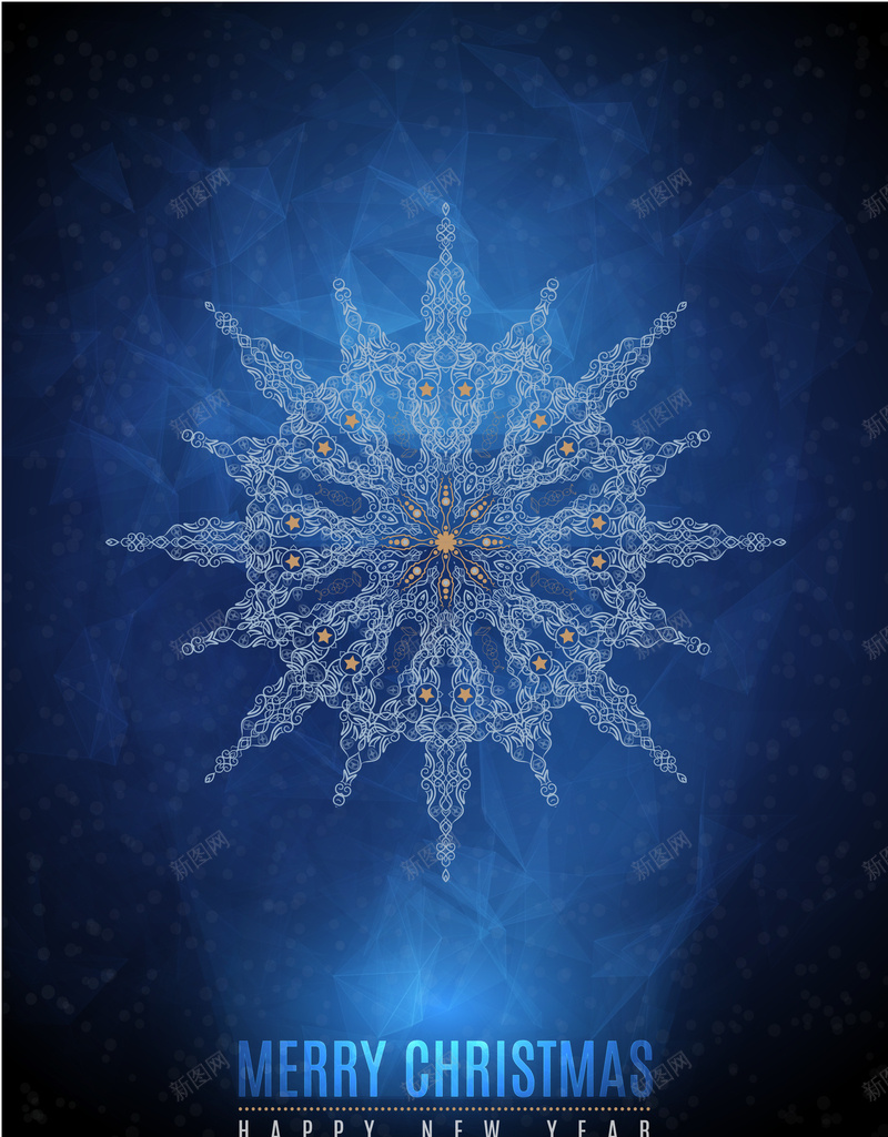 蓝色唯美大雪花圣诞节背景矢量图ai设计背景_88icon https://88icon.com 唯美 圣诞节 大雪花 梦幻 浪漫 海报 画册 背景 蓝色 矢量图