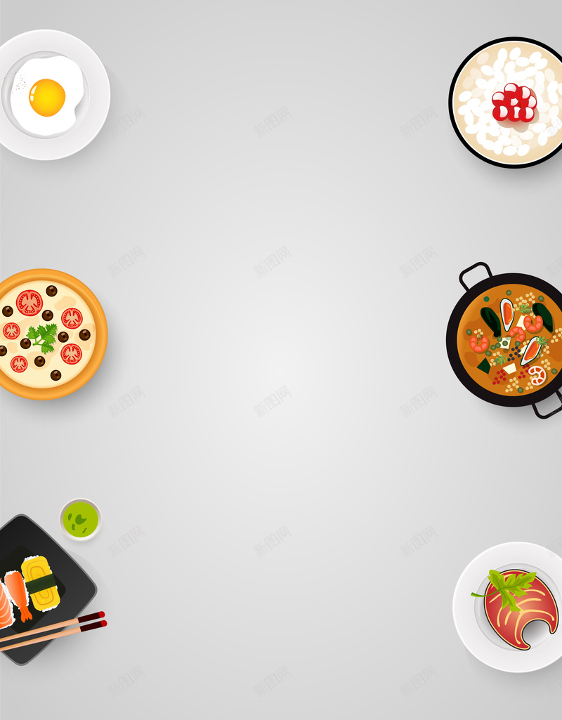 矢量食品餐饮美食背景ai设计背景_88icon https://88icon.com 卡通 手绘 白色 矢量 童趣 美食 背景 西餐 食品 餐饮 矢量图