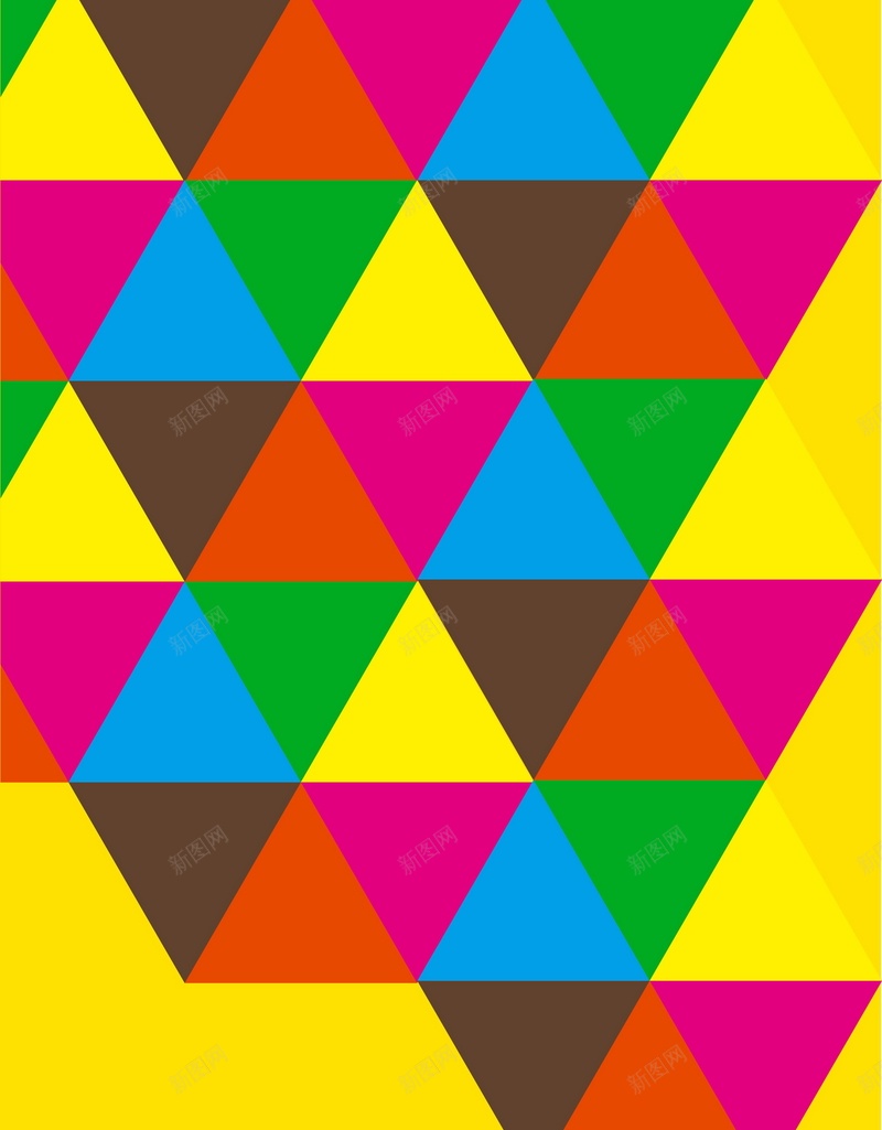 多彩三角形矢量图ai设计背景_88icon https://88icon.com 三角形 几何 图形 多彩 扁平 渐变 矢量图