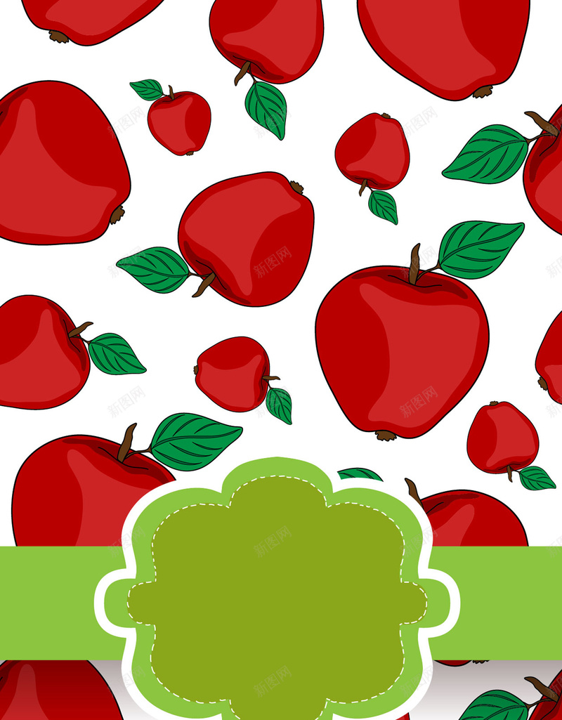 红色水果苹果花纹矢量背景ai设计背景_88icon https://88icon.com 水果背景 水果花纹 水果苹果 矢量 素材 红色水果 背景 苹果背景 食物 矢量图
