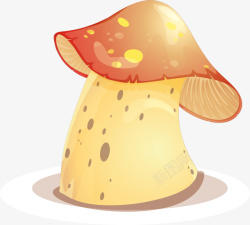 蘑菇卡通插画2素材