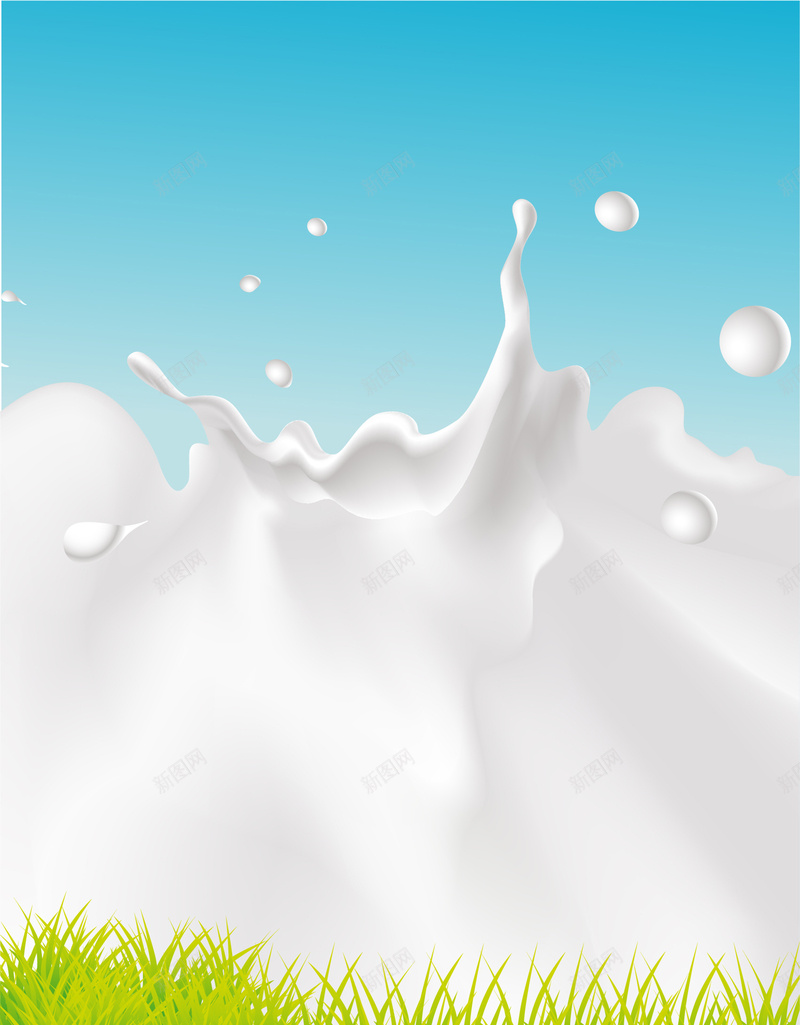 矢量牛奶饮料背景ai设计背景_88icon https://88icon.com 奶制品 液体 牛奶 牛奶促销 牛奶宣传 牛奶广告 牛奶背景 白色 草原 营养 饮料 饮料背景 矢量图