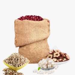 红豆薏米食材素材