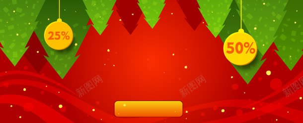 圣诞促销banner背景jpg设计背景_88icon https://88icon.com 圣诞背景 红色背景