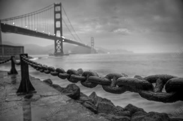 海岸边的灰色大桥jpg设计背景_88icon https://88icon.com 大桥 岸边 灰色