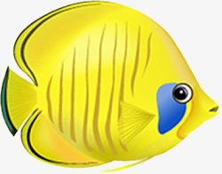 深海黄色小鱼素材