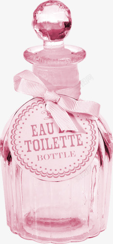 粉色淑女香水瓶子素材