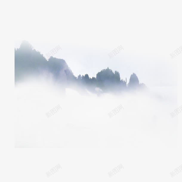 水墨大山png免抠素材_88icon https://88icon.com 大山 水墨 风景