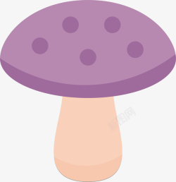 花菇手绘卡通植物蘑菇矢量图高清图片