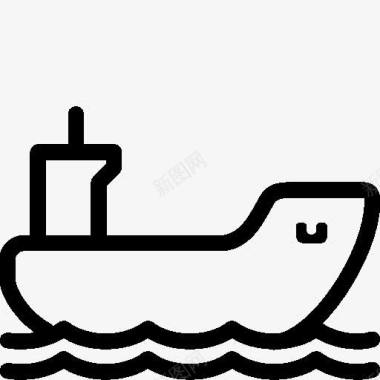 船运输货船图标图标