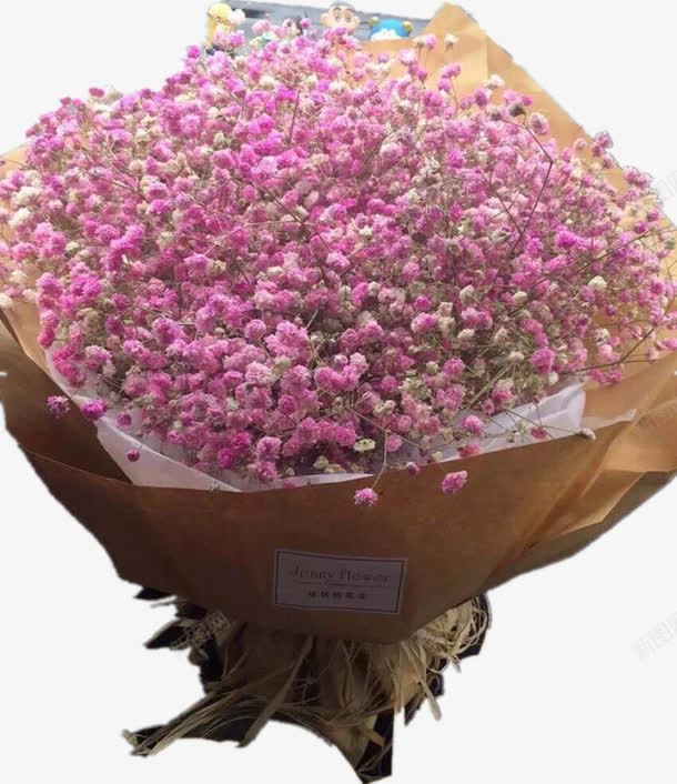 满天星花束粉色png免抠素材_88icon https://88icon.com 满天星 满天星花束 粉色 花束 装饰