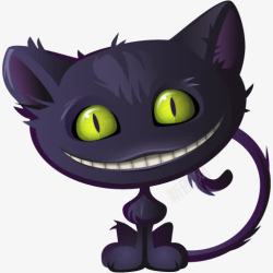 万圣节猫卡通猫素材
