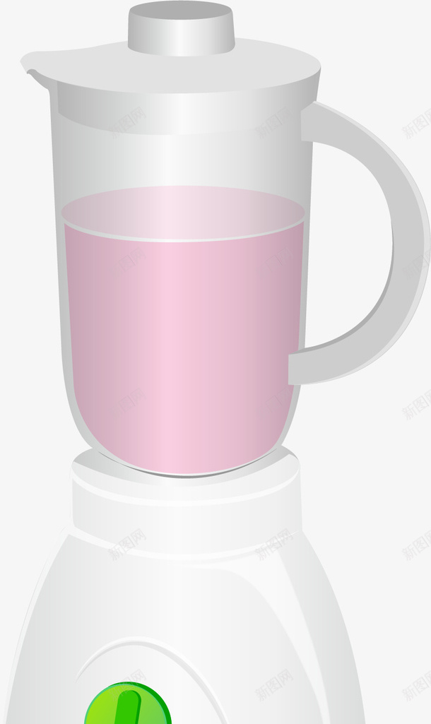 料理机矢量图eps免抠素材_88icon https://88icon.com 家用 料理机 粉色 矢量图
