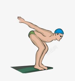 奥运跳水运动员素材