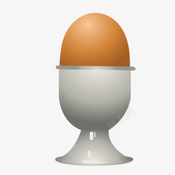 鸡蛋蛋杯矢量图素材