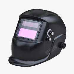 黑色自动光焊接防护面罩素材