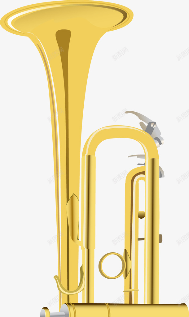 小号西洋乐器矢量图eps免抠素材_88icon https://88icon.com 乐器 乐器矢量 小号 西洋 矢量图