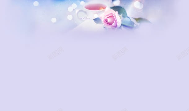 紫色梦幻茶杯花朵jpg设计背景_88icon https://88icon.com 梦幻 紫色 花朵 茶杯