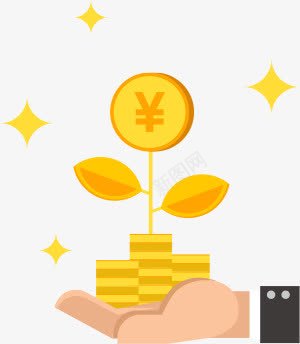 金币小树黄色png免抠素材_88icon https://88icon.com 小树 素材 金币 黄色