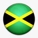 国画梅花国旗牙买加国世界标志图标图标