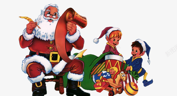 圣诞老人定制礼物单png免抠素材_88icon https://88icon.com 免抠 圣诞老人 孩子 定制 礼物 礼物单 素材