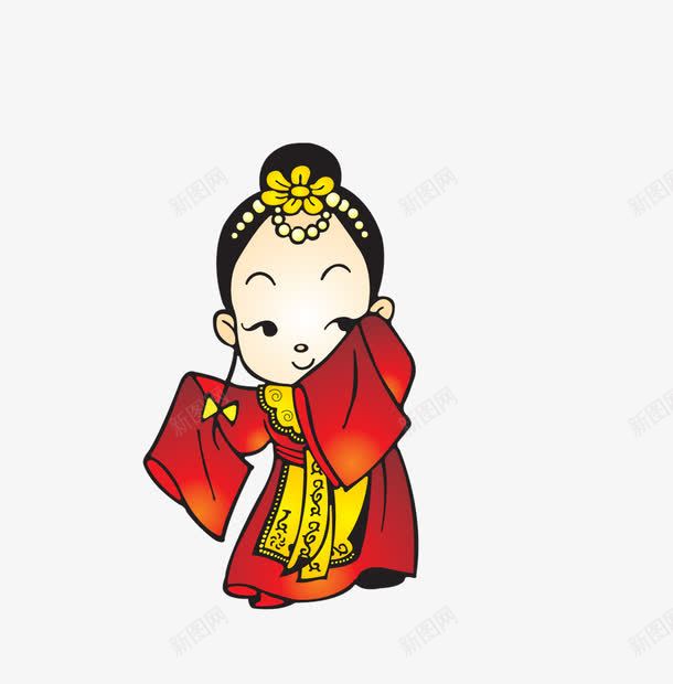 古代卡通人物png免抠素材_88icon https://88icon.com 古代卡通人物 歌舞 美女