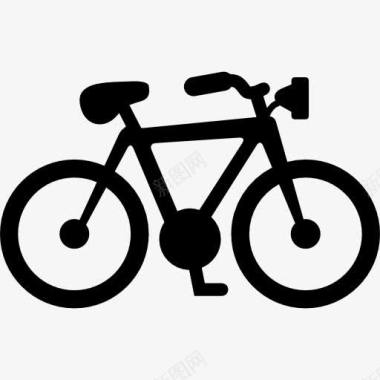 自行车自行车形状图标图标