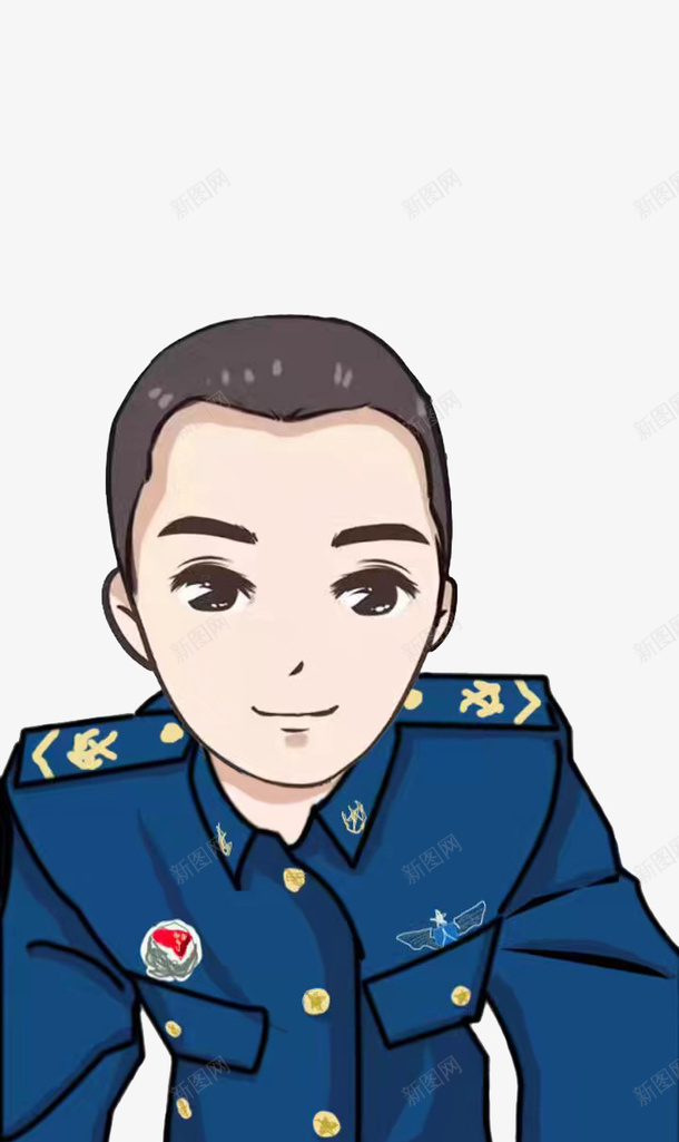 帅气的空军卡通图png免抠素材_88icon https://88icon.com 人物 军服 卡通 帅气的 手绘图 男生 空军