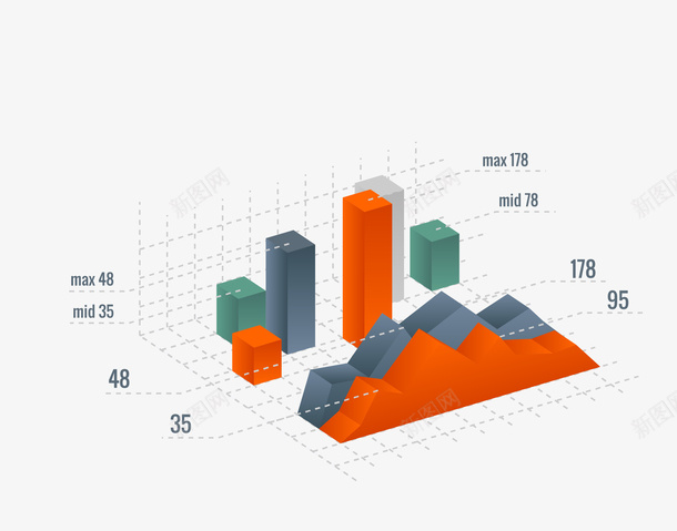 3D柱状图商务信息图表矢量图eps免抠素材_88icon https://88icon.com 3D信息图表 信息图表素材 商务信息图表 柱状图信息图表 矢量信息图表 矢量图