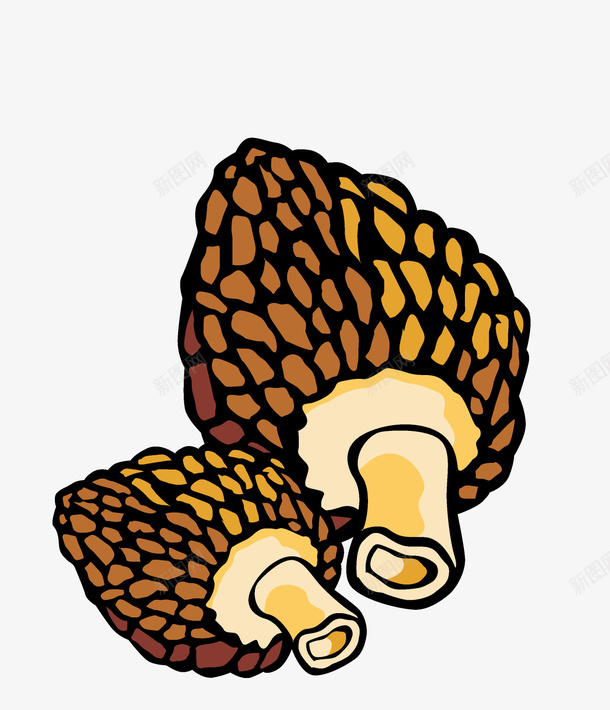 卡通手绘蔬菜装饰海报png免抠素材_88icon https://88icon.com 卡通植物插画 卡通装饰 小清新插画 广告设计 海报设计 美食 蔬菜 蔬菜插画 蘑菇