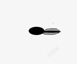 黑色蝌蚪一个蝌蚪高清图片