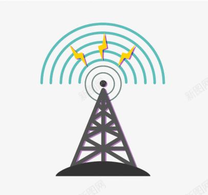 接受信号信号塔图标图标