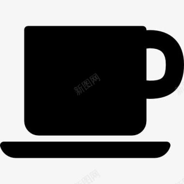 茶杯里的形状图标图标