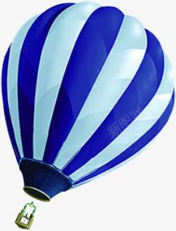 蓝白色热气球喜庆装饰png免抠素材_88icon https://88icon.com 喜庆 热气球 白色 装饰