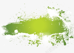 元素绿色水墨背景矢量图素材